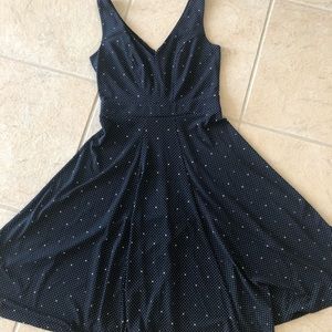 Ann Taylor A line navy dress size 0